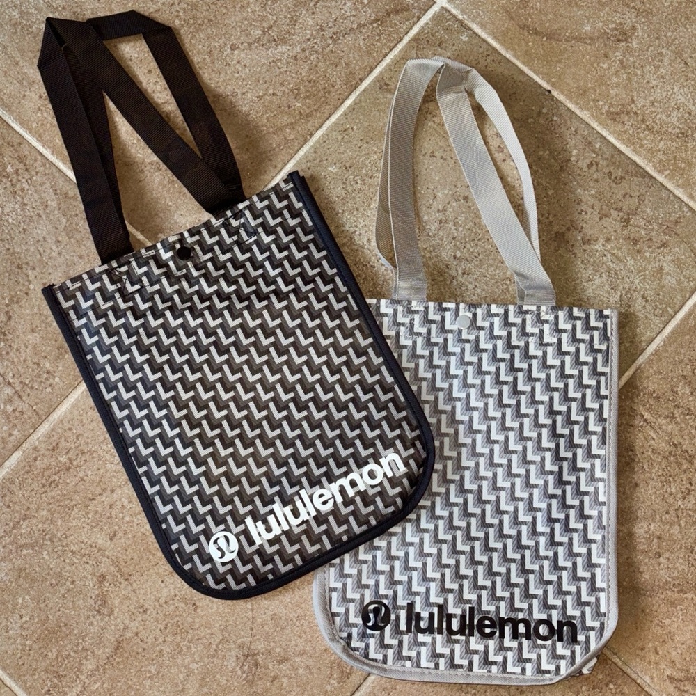 Lululemon Bundle of 2 Reusable Small Tote Bags